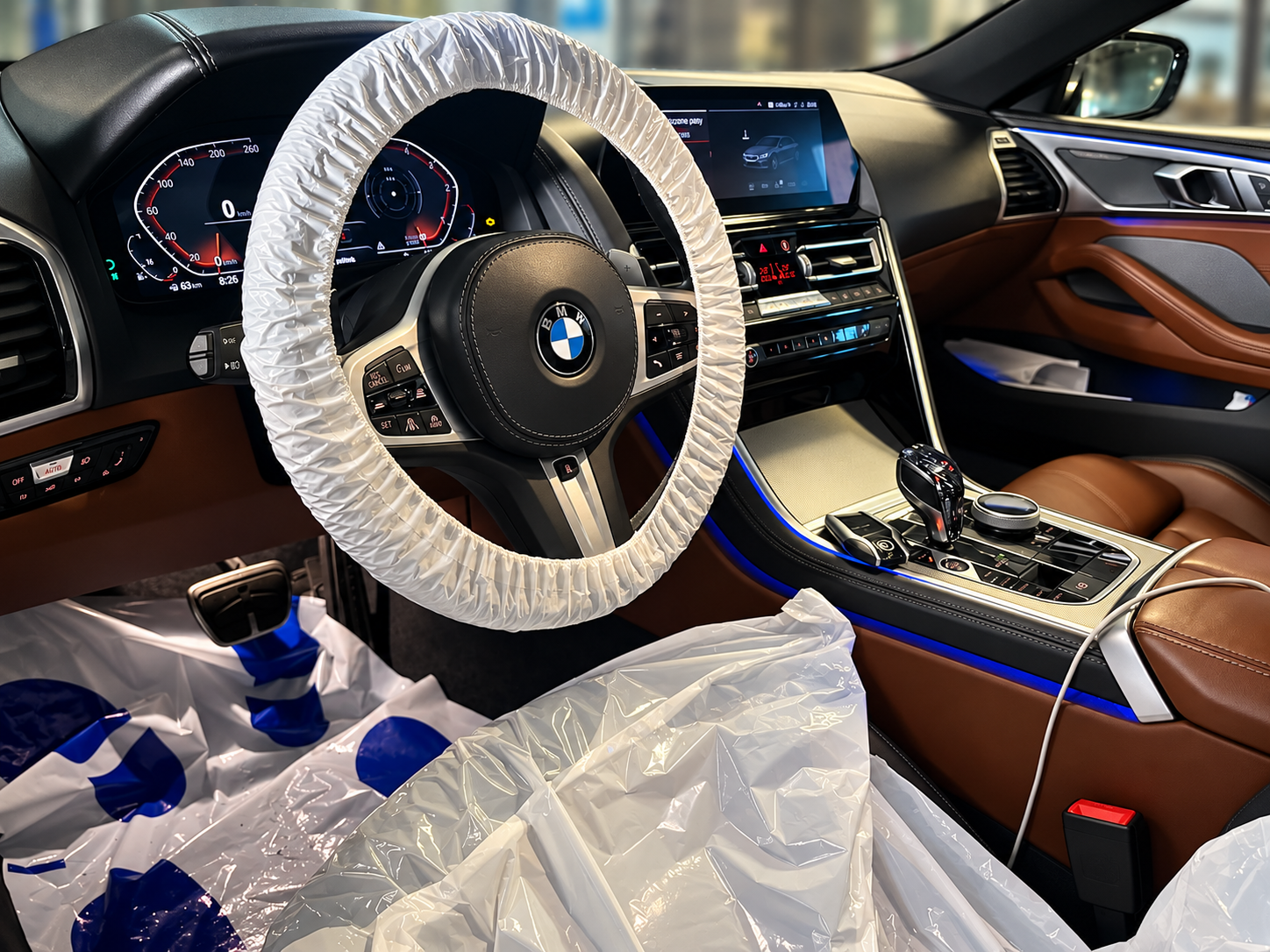 BMW G15 - zabeczpieczenie wnętrza podczas prac serwisowych to priorytet